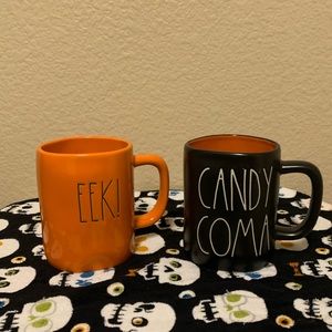 NWOT Rae Dunn Halloween Mug SET OF TWO